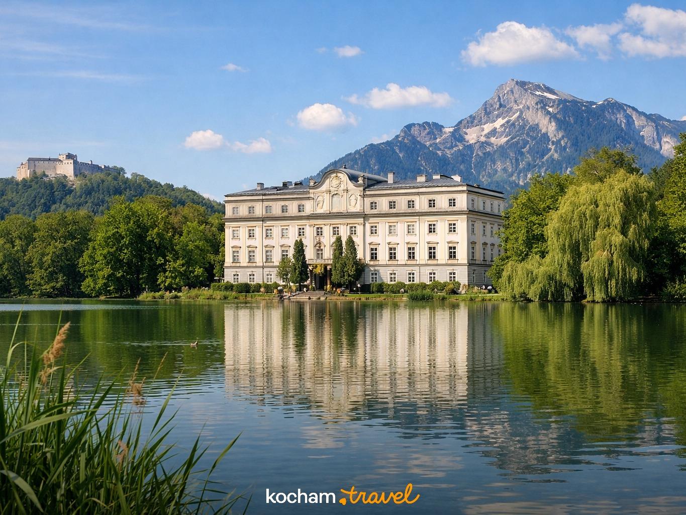Leopoldskron-Moos – sielanka nad jeziorem w Salzburg