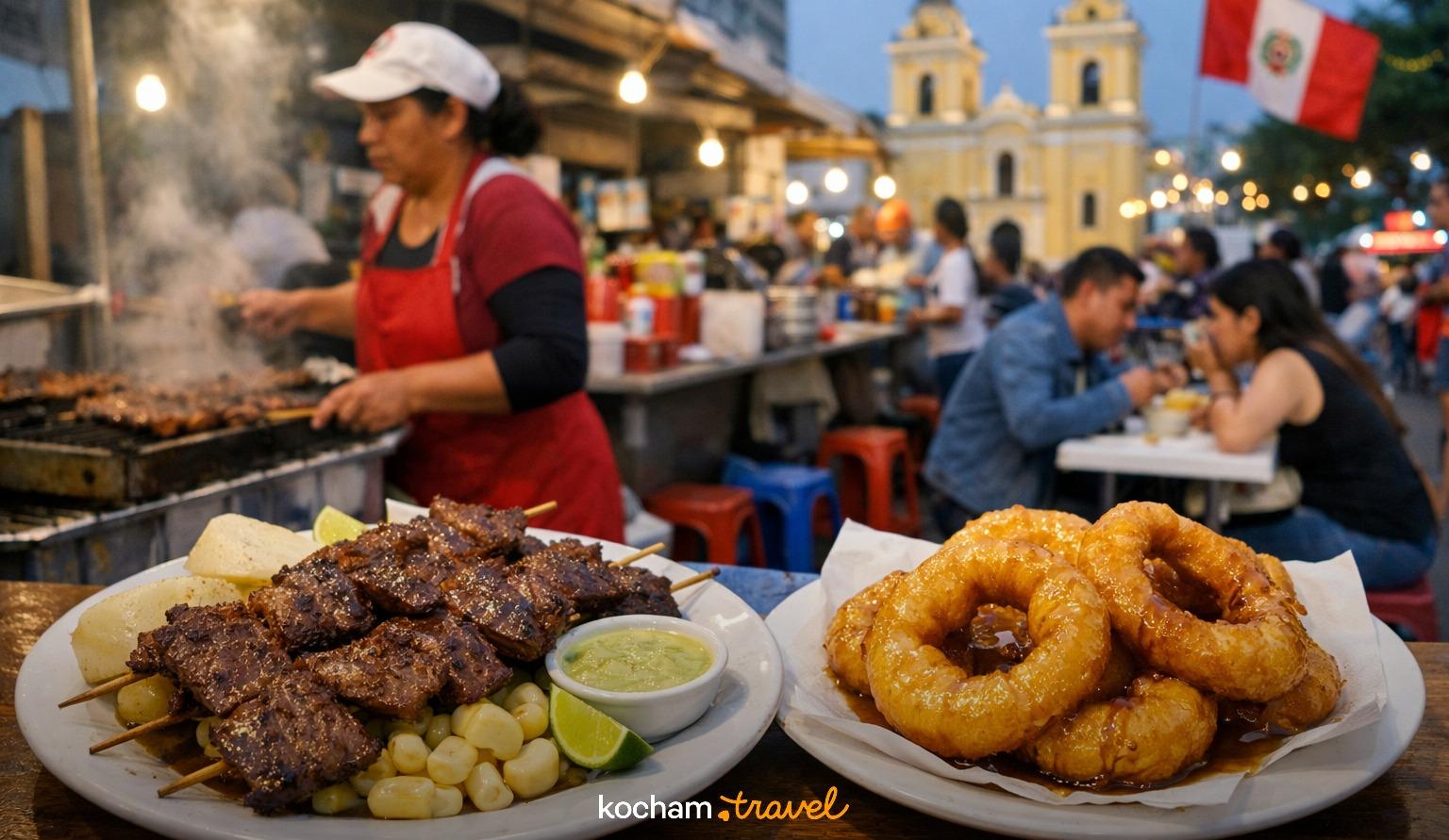 Ilustracja do tematu: Peru. Przewodnik po street foodzie w Limie. Gdzie zjeść najlepsze anticuchos i picarones?