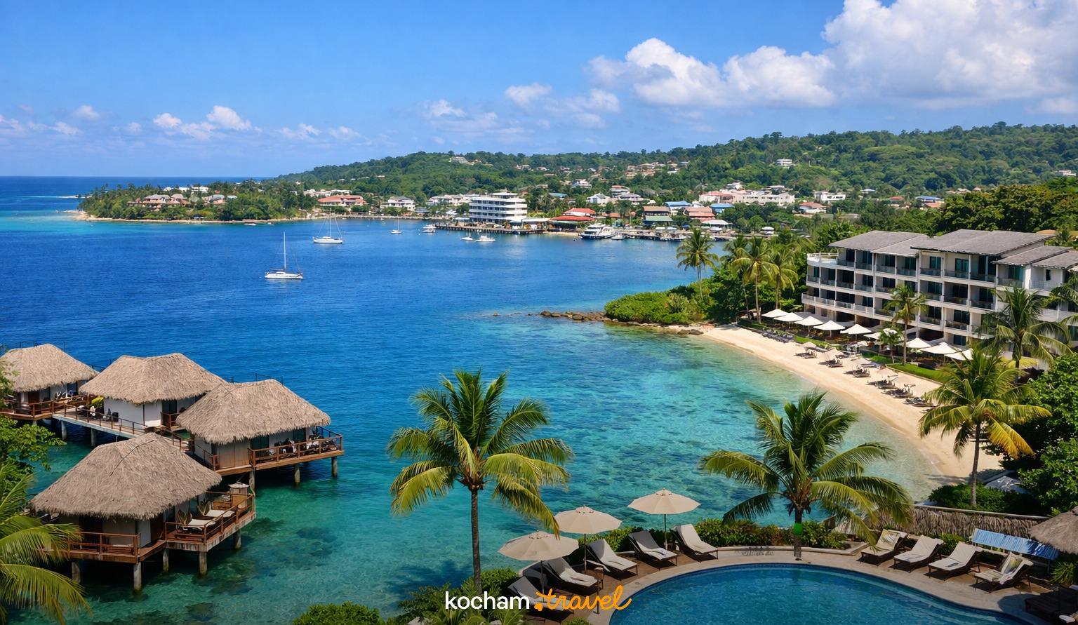 Ilustracja do tematu: Gdzie nocować w Port Vila? Najlepsze dzielnice, hotele i resorty w stolicy Vanuatu.