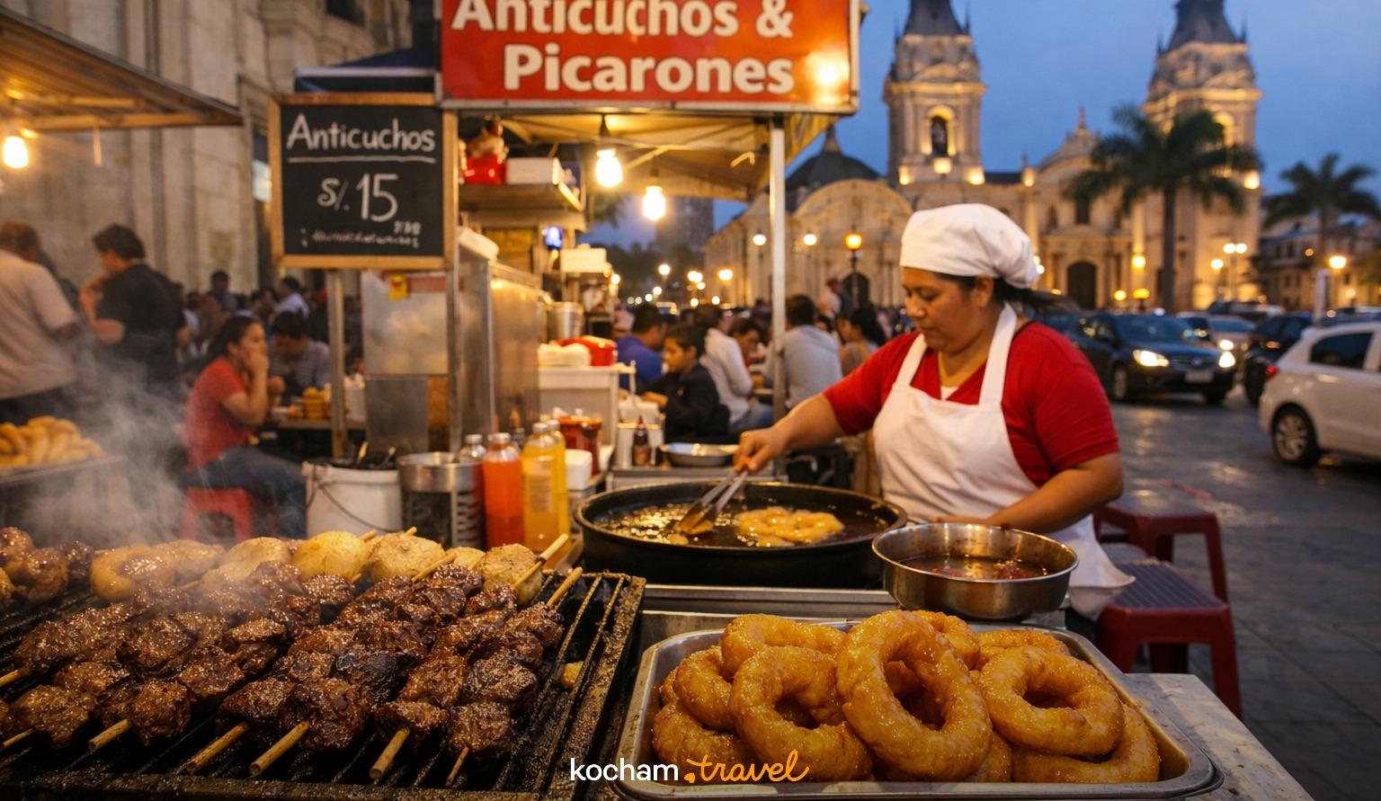 Ilustracja do tematu: Peru. Przewodnik po street foodzie w Limie. Gdzie zjeść najlepsze anticuchos i picarones?