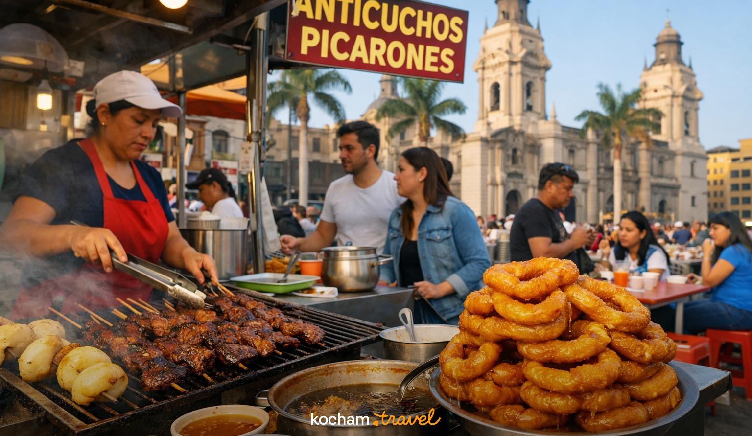 Ilustracja do tematu: Peru. Przewodnik po street foodzie w Limie. Gdzie zjeść najlepsze anticuchos i picarones?