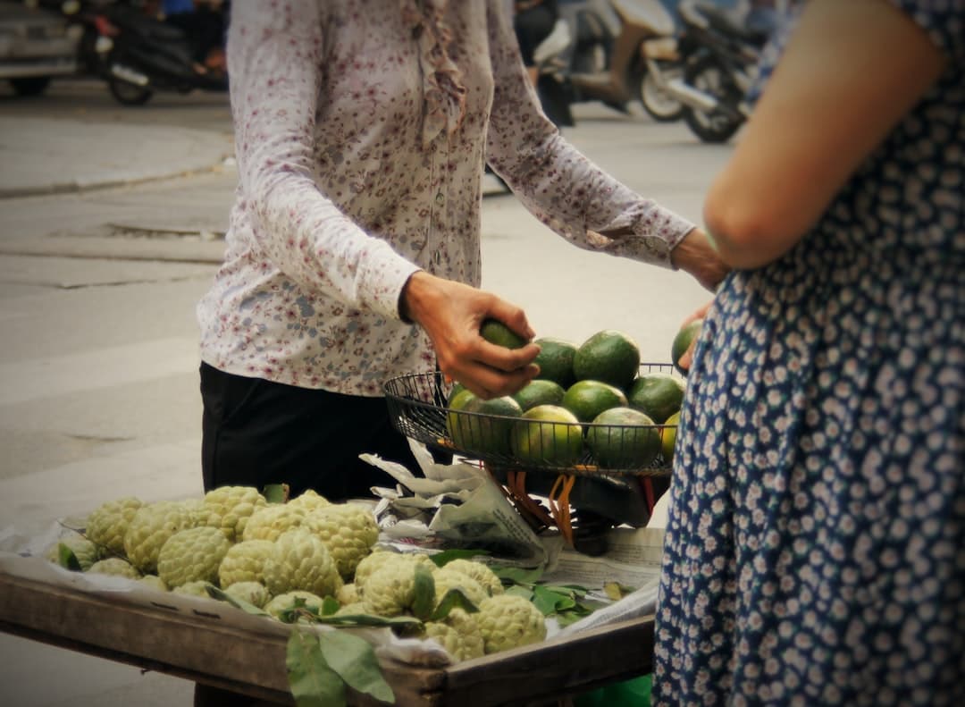 Targ uliczny w Hanoi