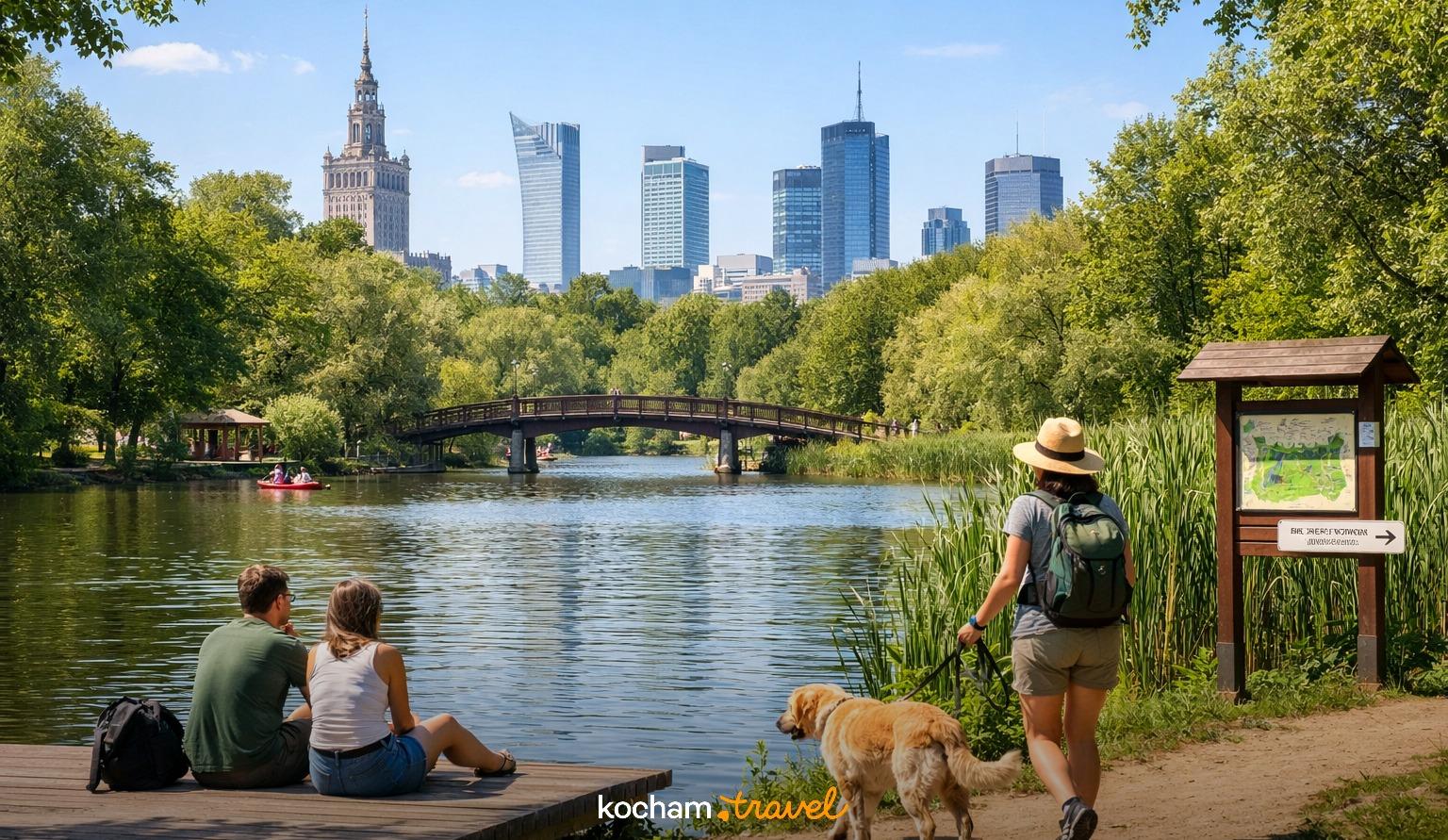 Ilustracja do tematu: Zielona Warszawa na weekend. Gdzie uciec od zgiełku, nie wyjeżdżając z miasta?