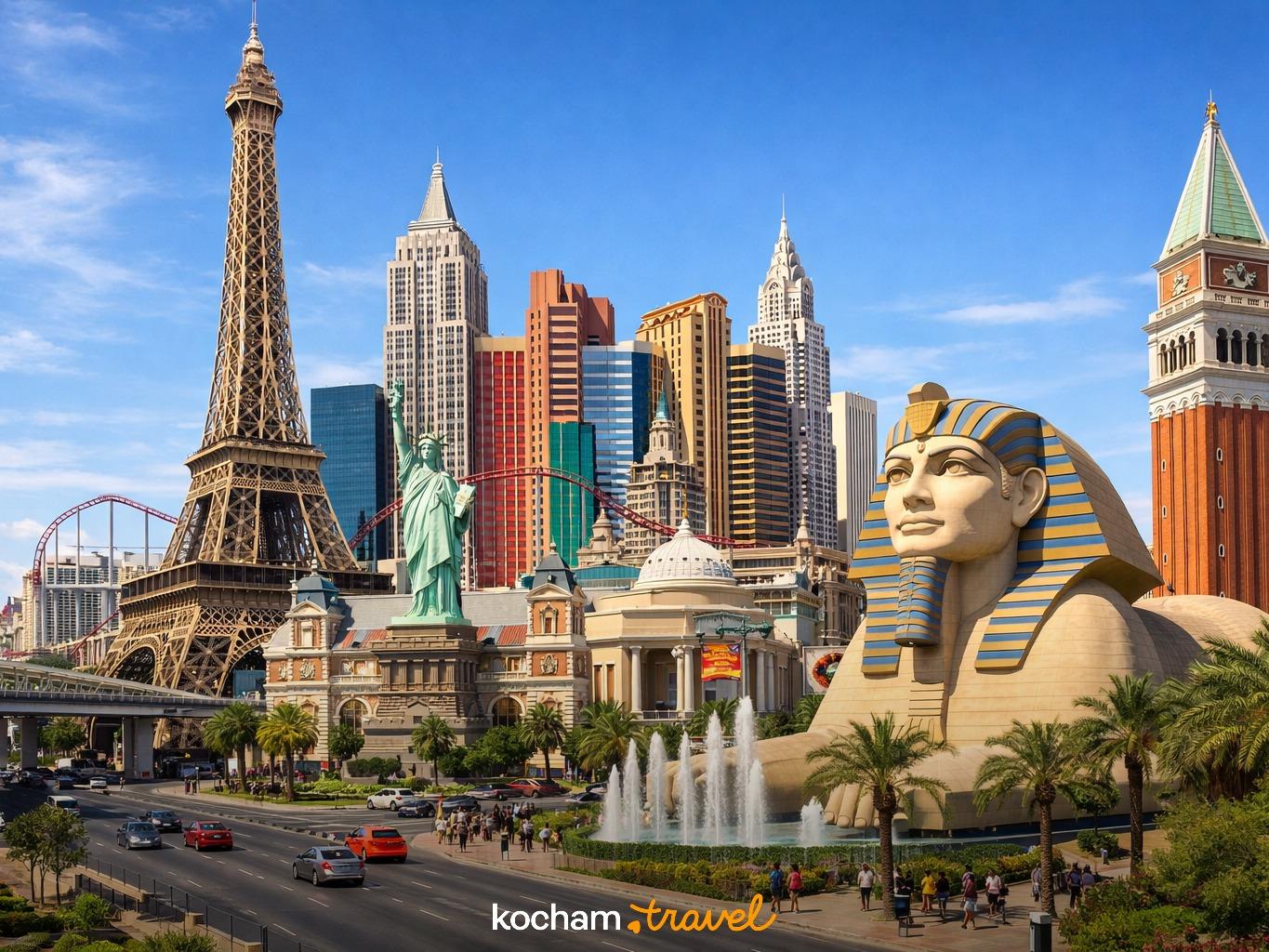 The Strip – Architektoniczne Serce Las Vegas w Las Vegas