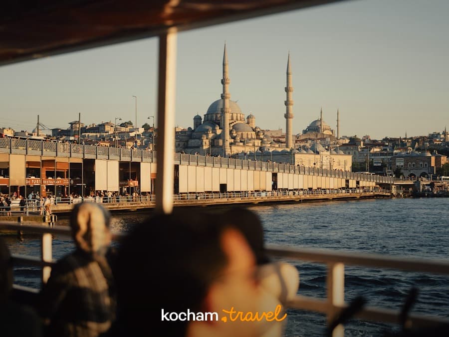 Stambuł, meczet Yeni Cami, most Galata, rejs o zachodzie słońca.