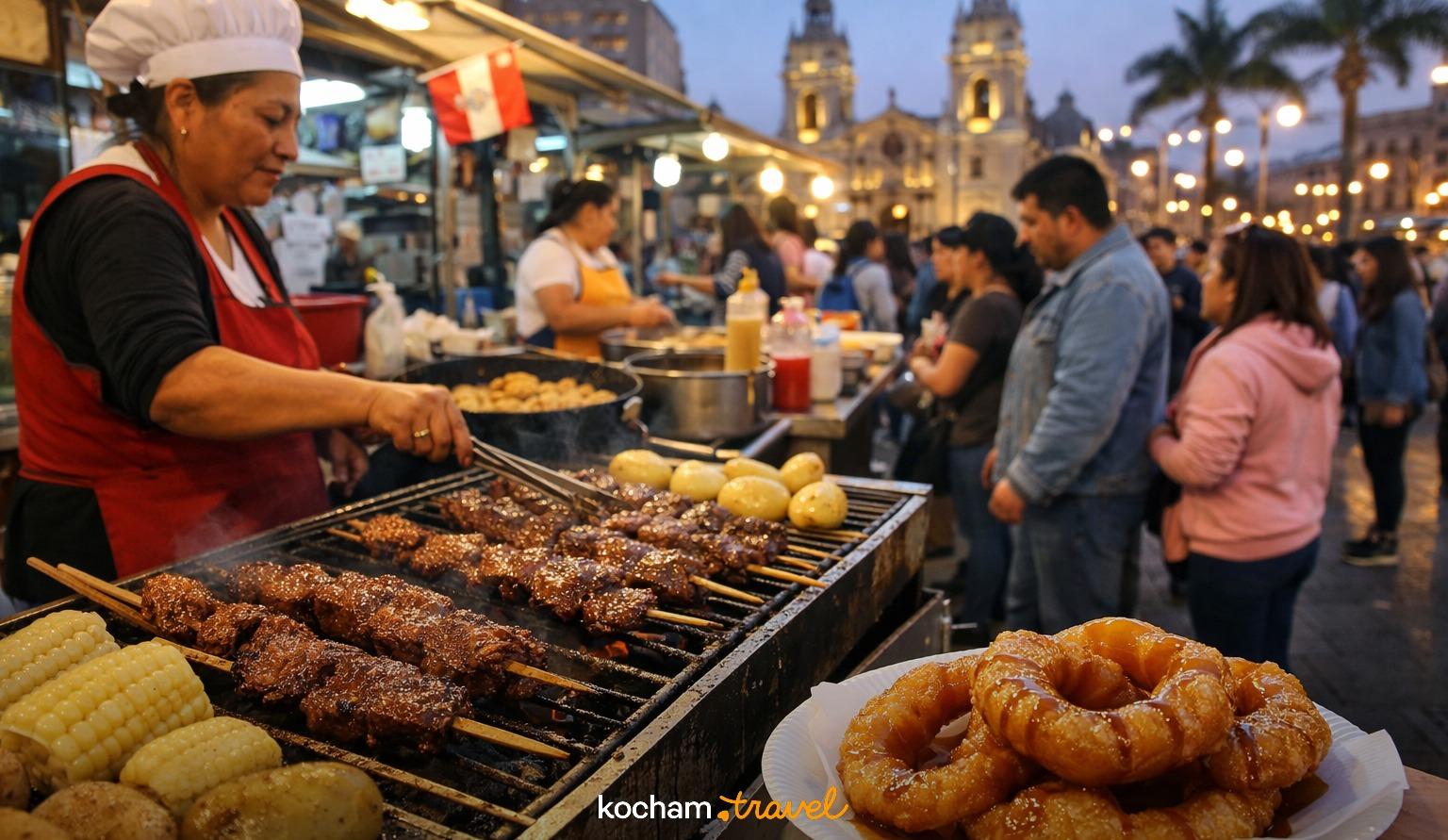 Ilustracja do tematu: Peru. Przewodnik po street foodzie w Limie. Gdzie zjeść najlepsze anticuchos i picarones?