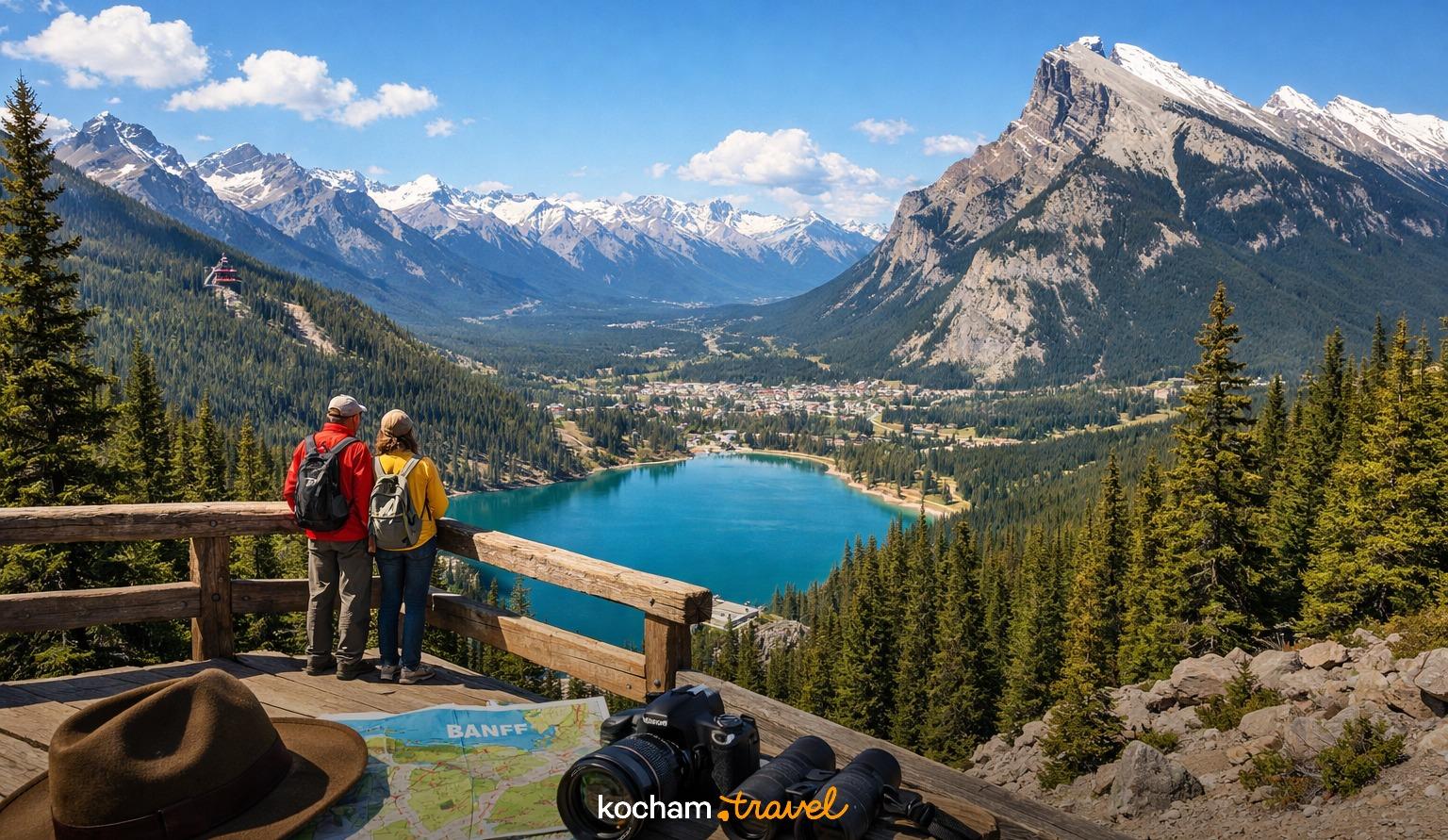 Ilustracja do tematu: Gotowy plan podróży: wyjazd do Banff w Kanadzie na długi weekend. 4 dni w sercu Gór Skalistych.