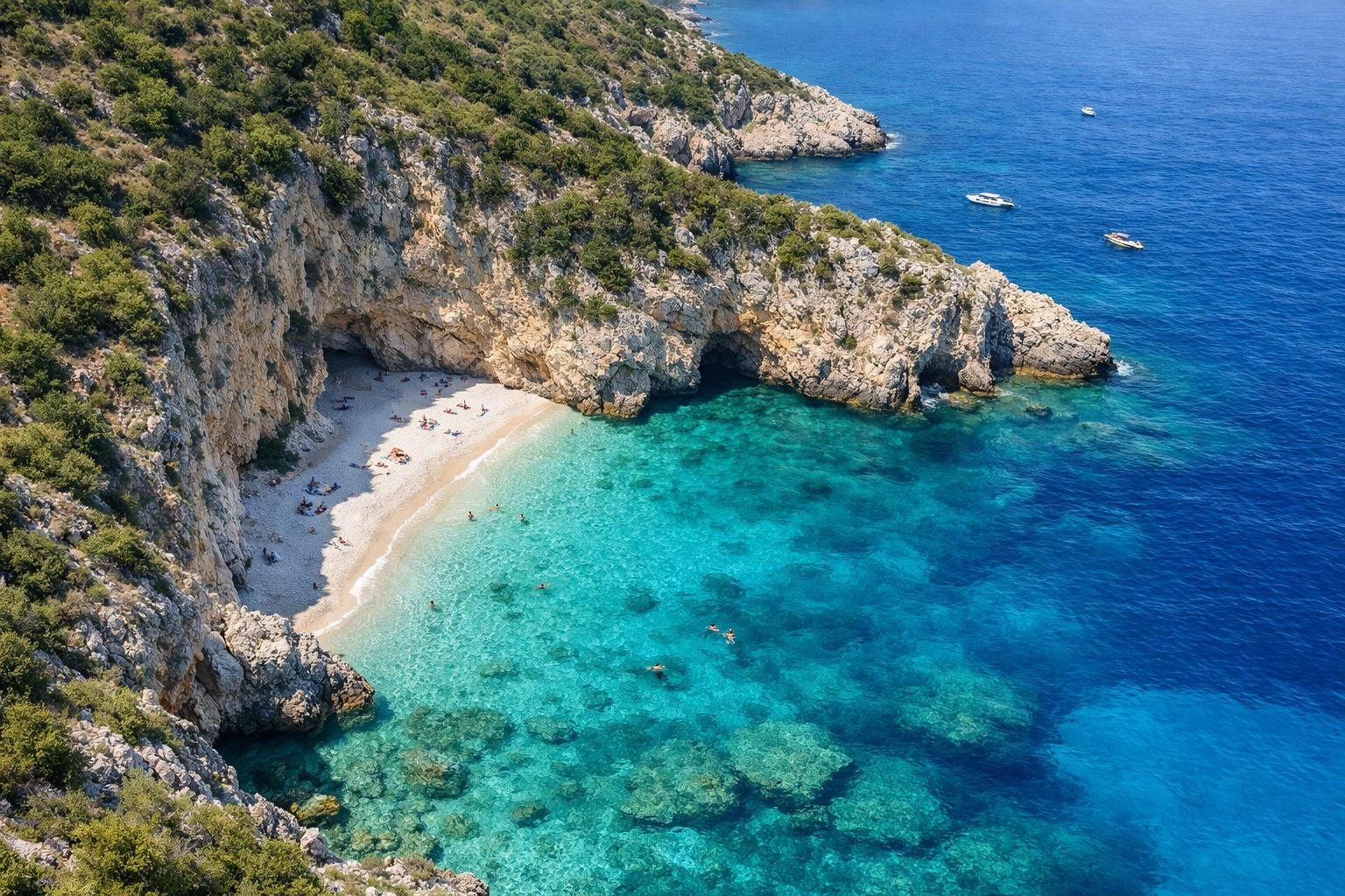 Odkryj ukryte plaże Riwiery Albańskiej! w Himara