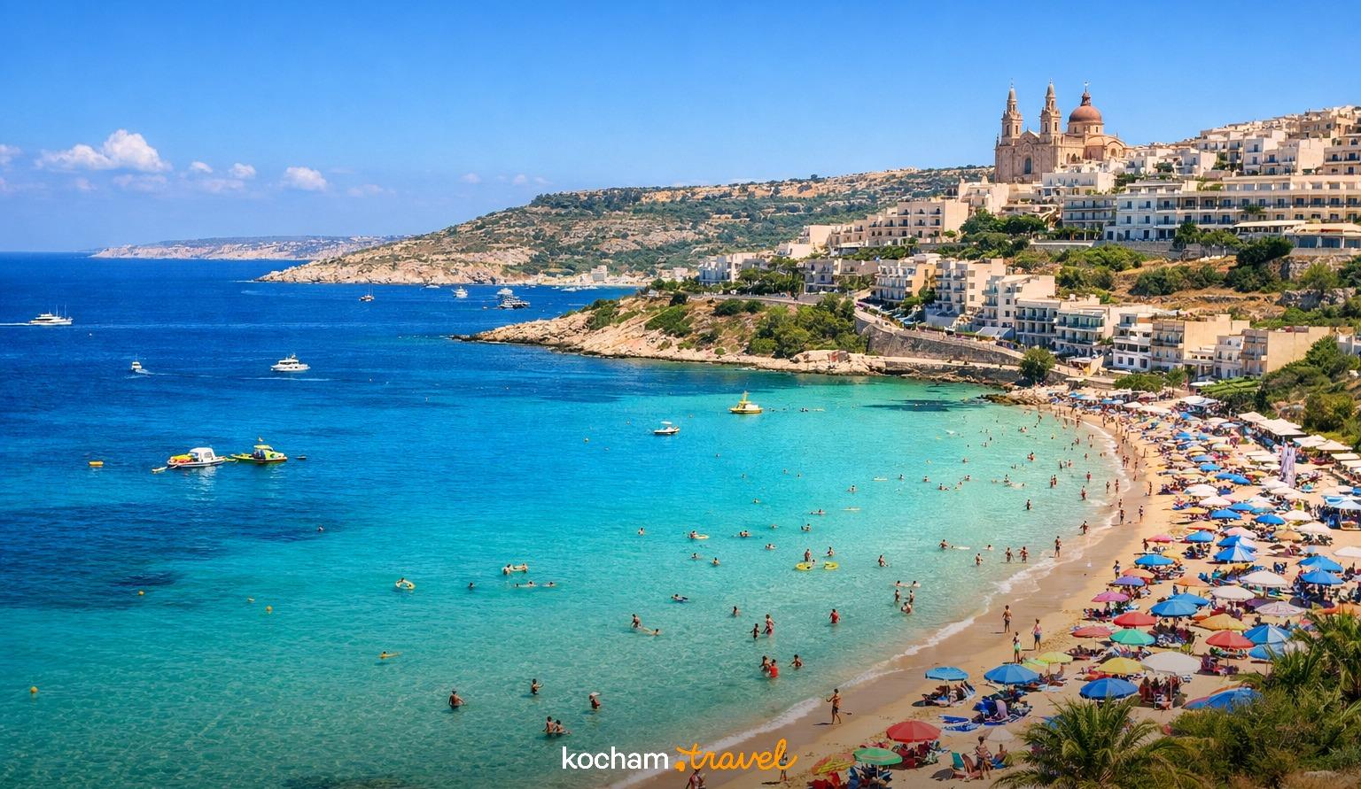 Malowniczy widok na Malta