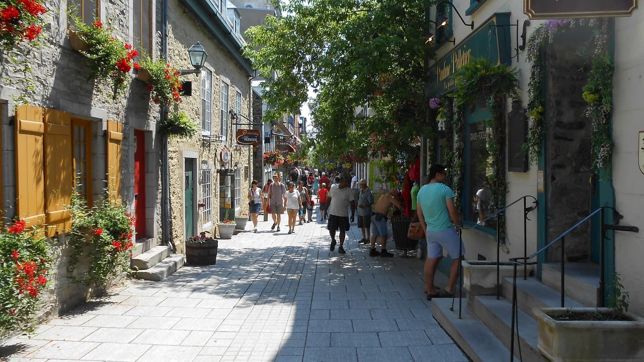 Przytulne uliczki Quartier Petit Champlain