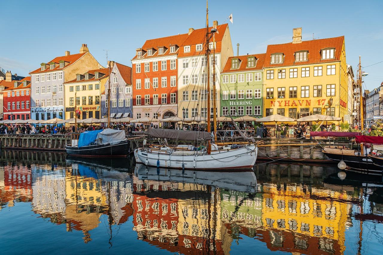 Widok na port Nyhavn