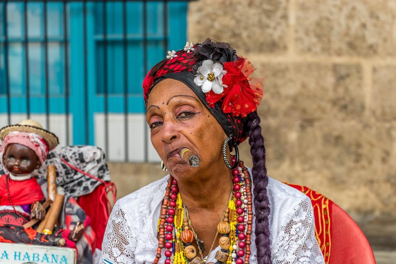 Kubańskie dania na stole