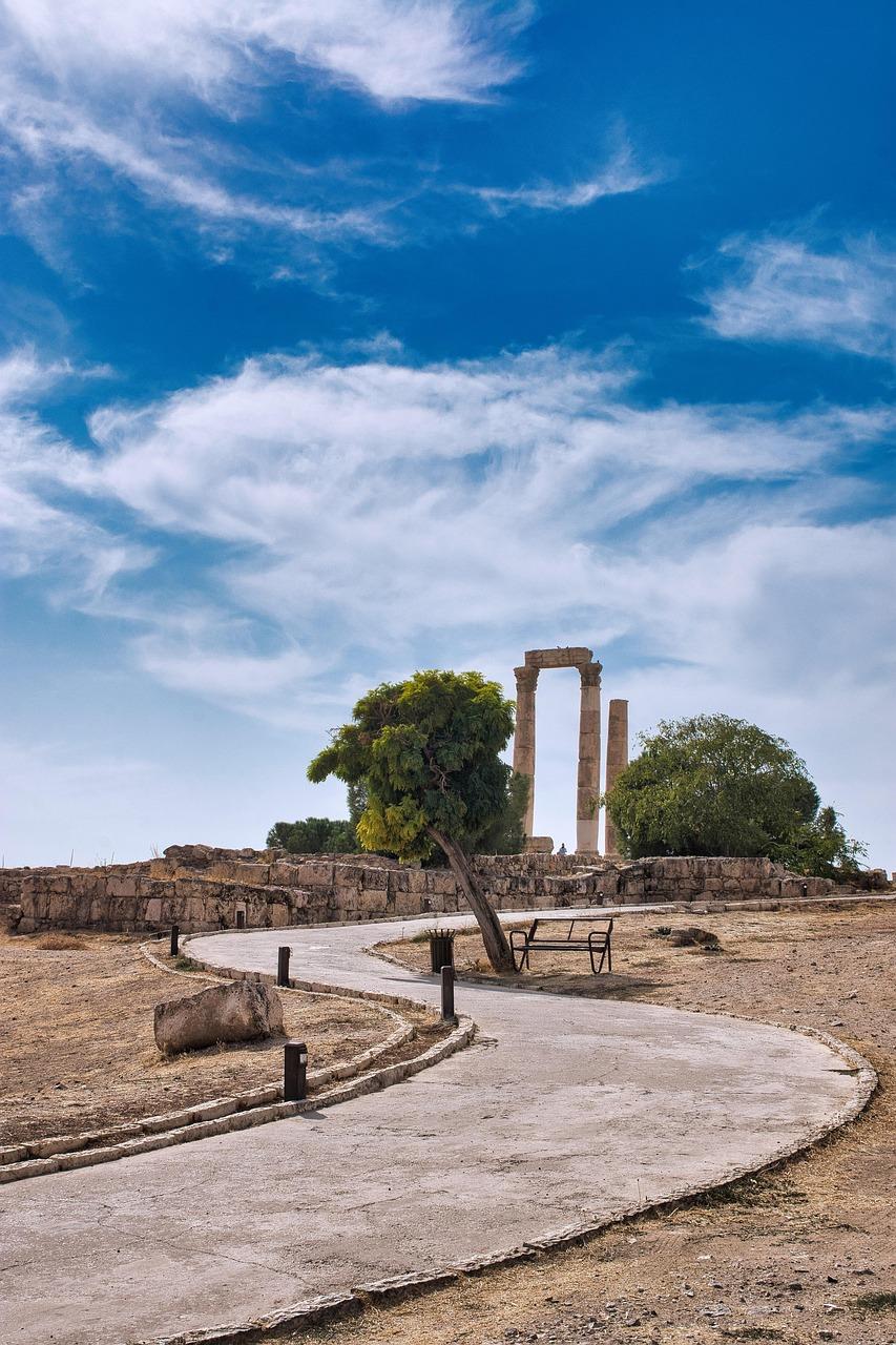 Widok z Cytadeli na miasto Amman