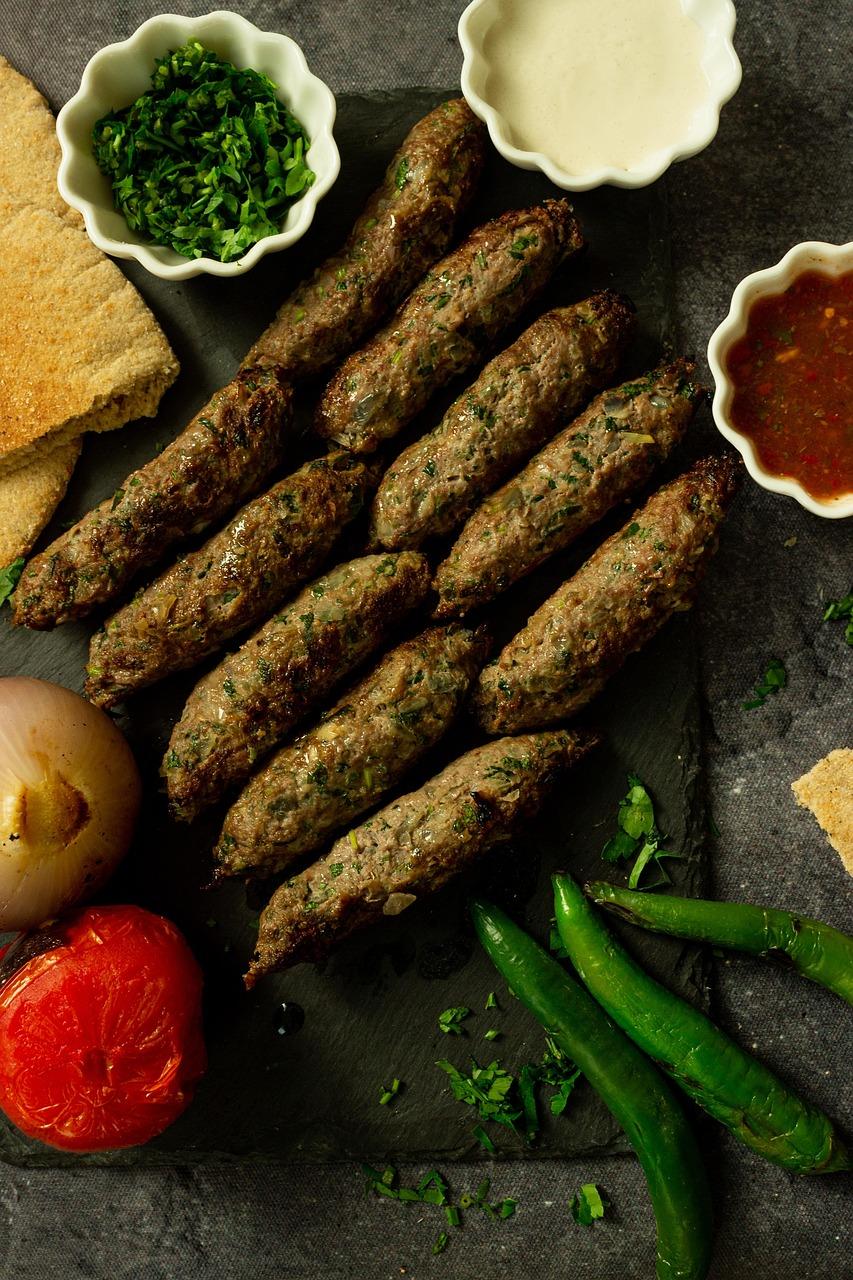 Typowy turecki kebab