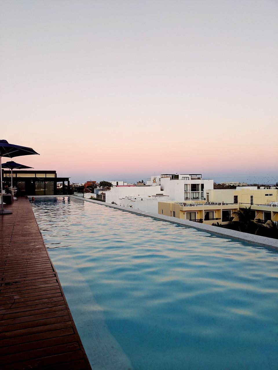 Rajski widok na morze w Playa del Carmen
