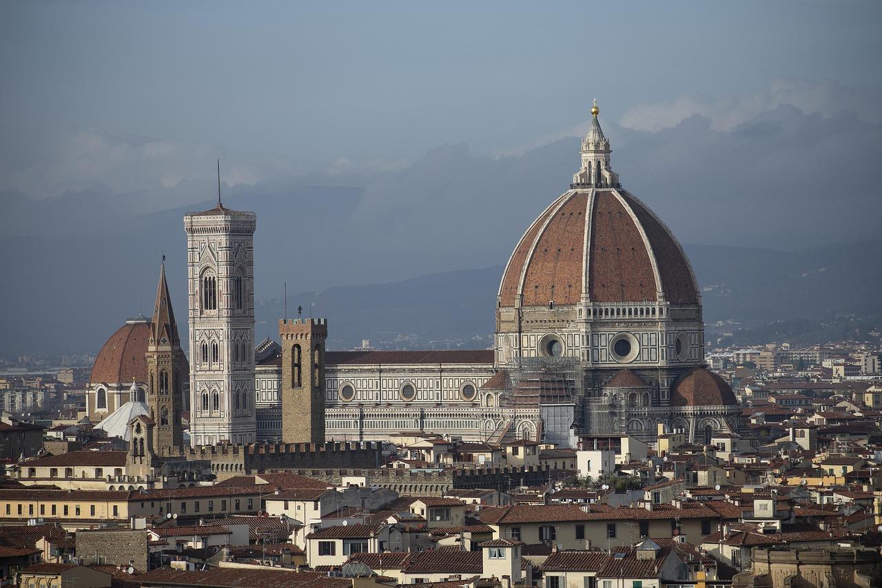 Widok z Piazzale Michelangelo na Florencję