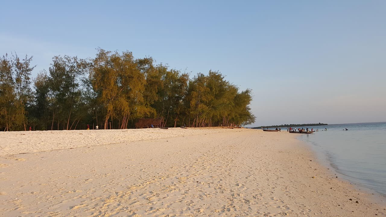 Piękna plaża Kendwa
