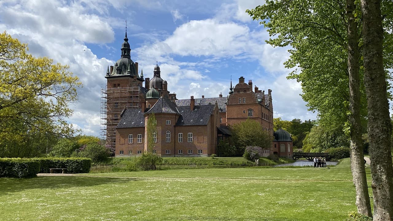 Widok na Zamek Vallø