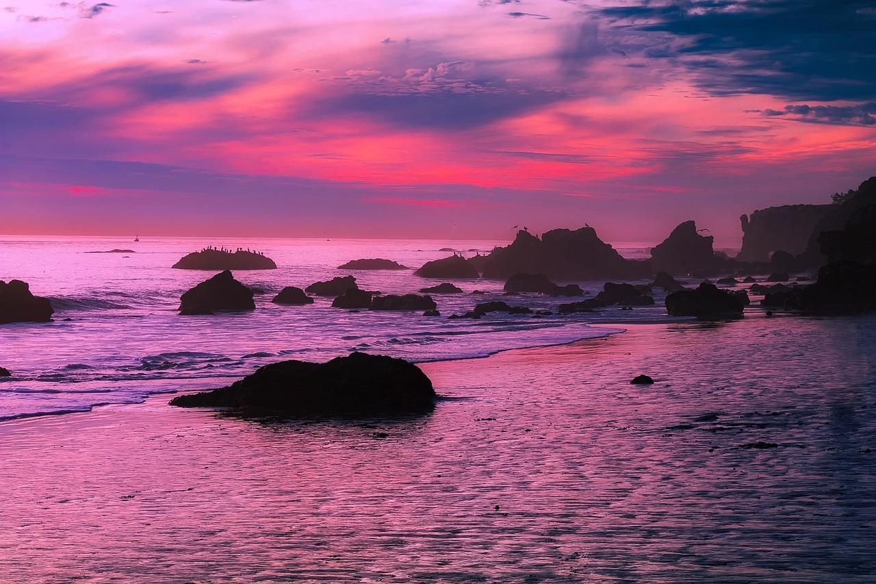 Piękno Malibu Beach