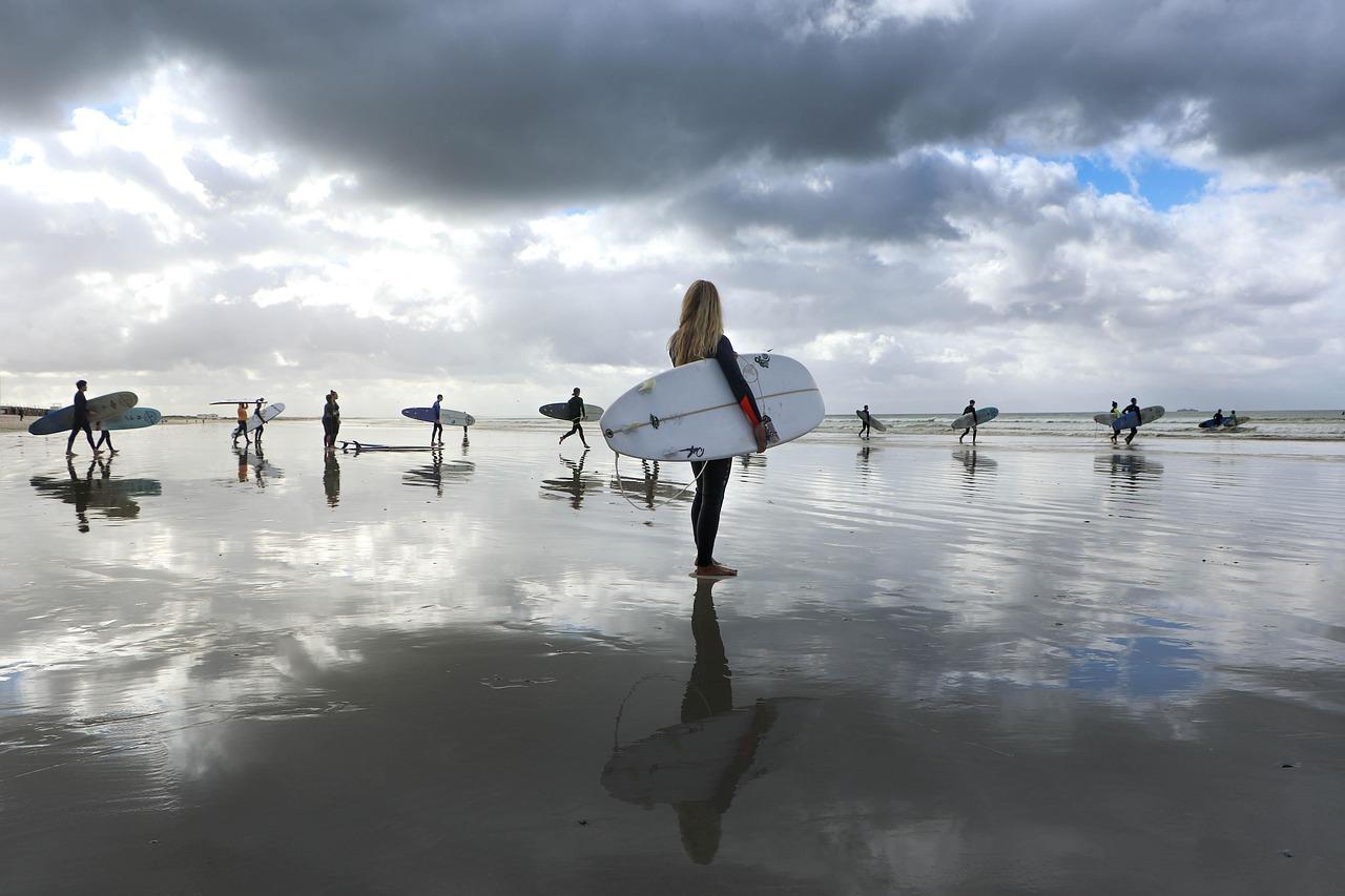 Surferzy w Taghazout