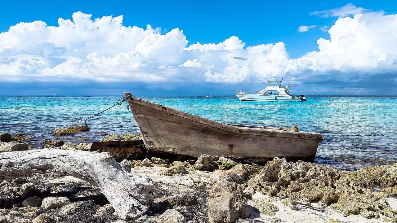 Plaża na wyspie Saona