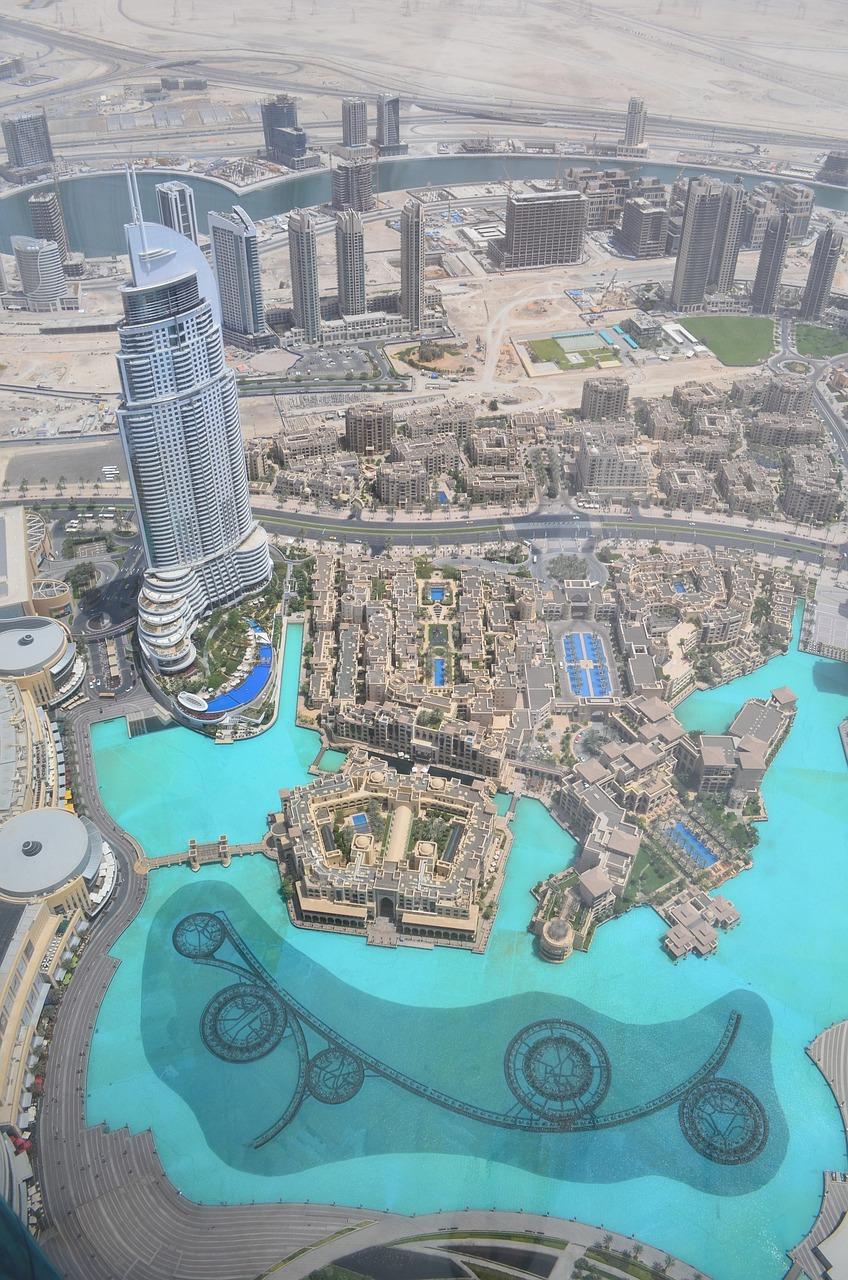 Panorama Dubaju z Burj Khalifa