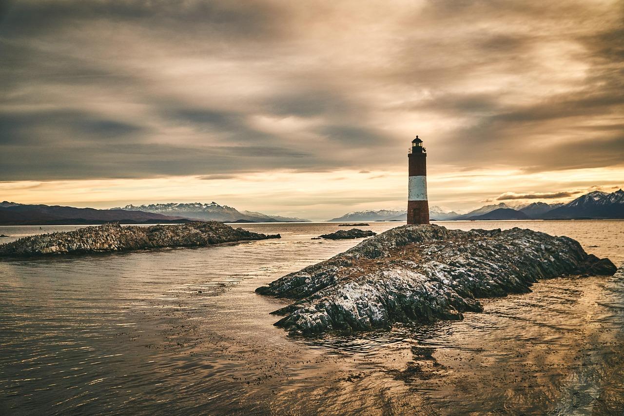 Latarnia Les Éclaireurs w Ushuaia