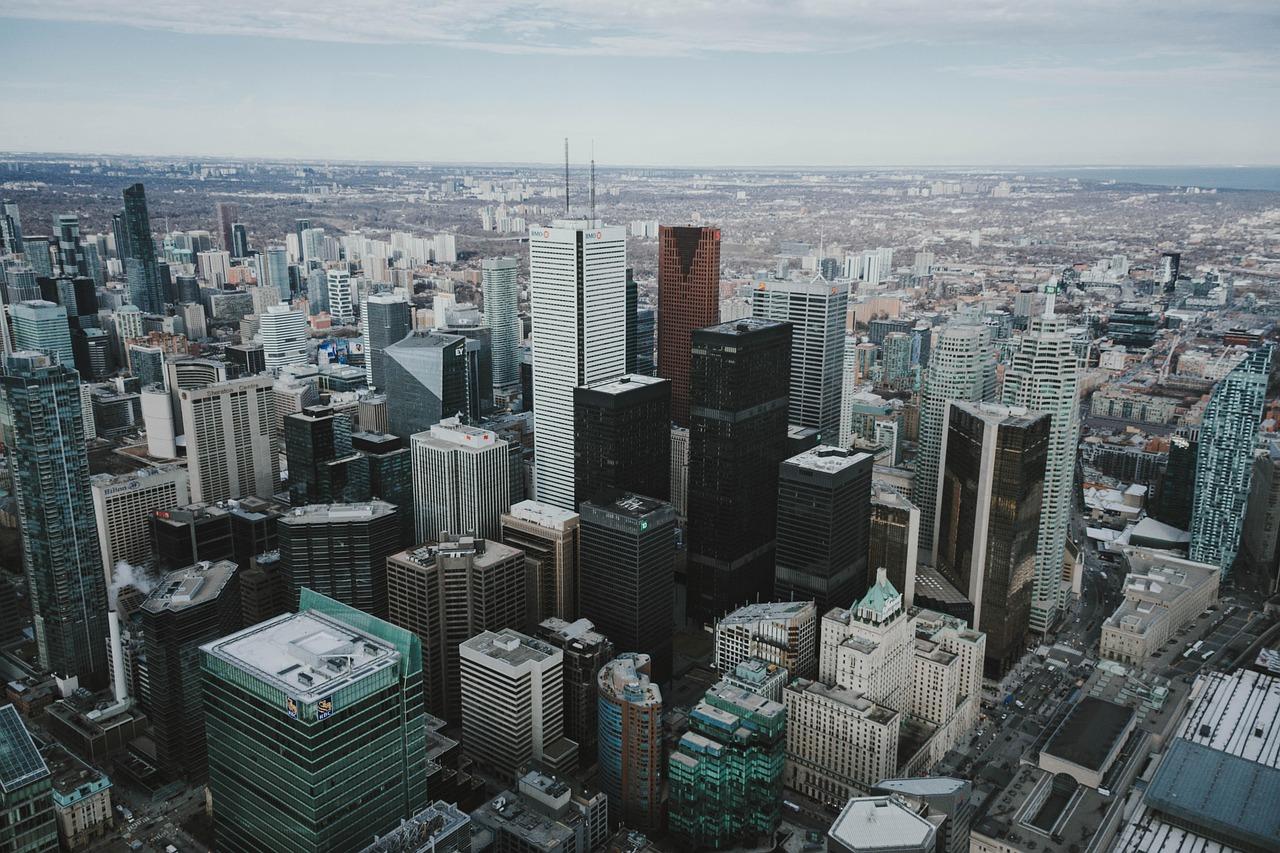 Piękny widok na Toronto