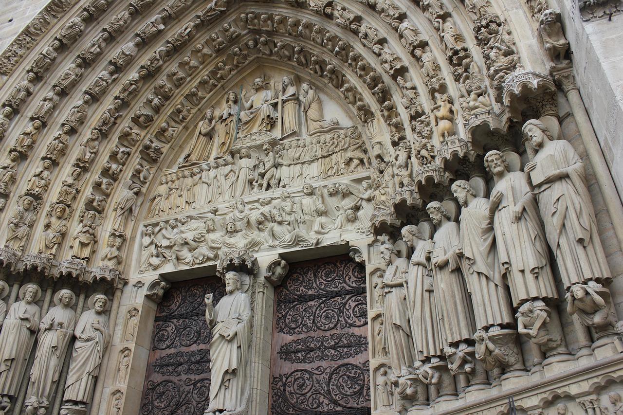 Widok na Katedrę Notre-Dame