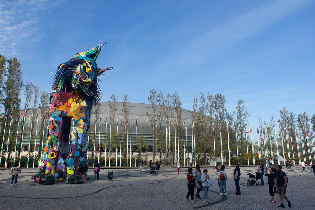 Nowoczesne budynki w Parque das Nações