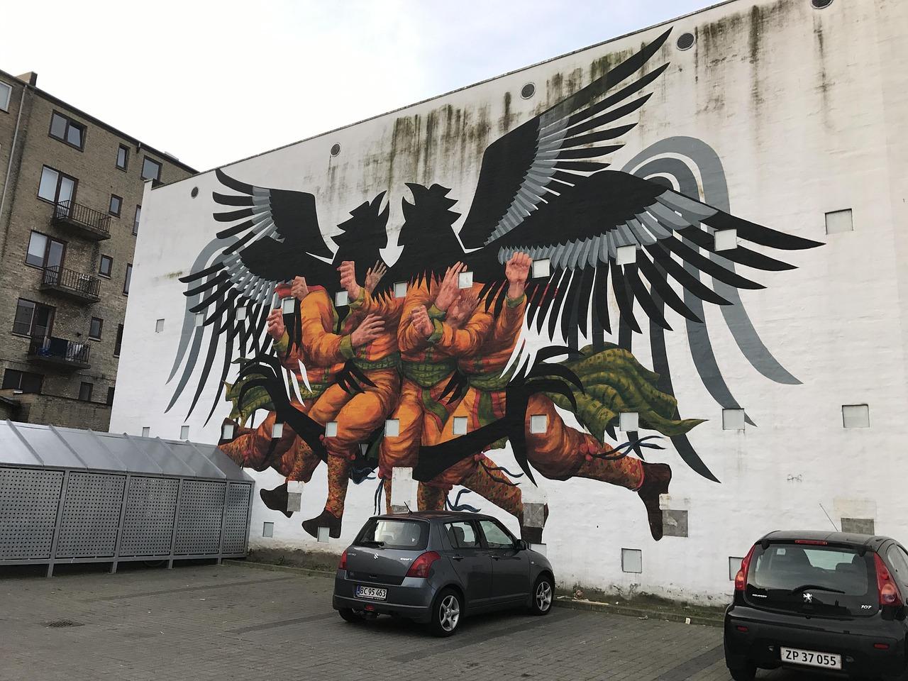 Murale w Aalborg