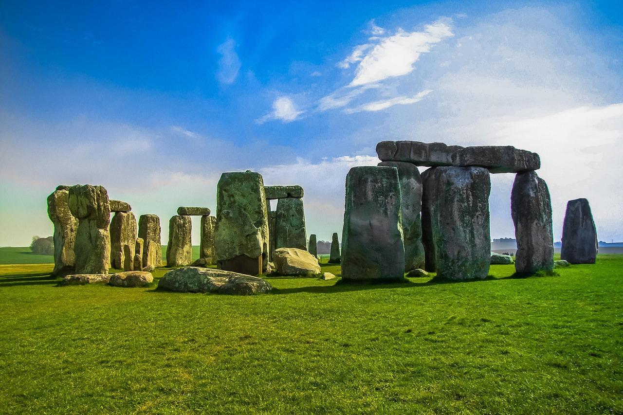 Widok na Stonehenge