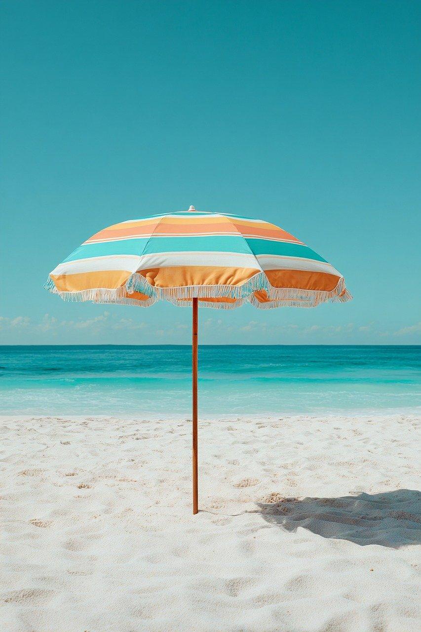 Zachód słońca na plaży w Ulcinj