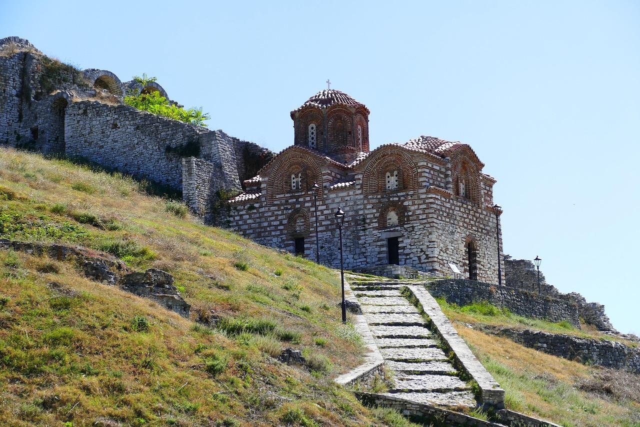 Zamek w Berat, Albania