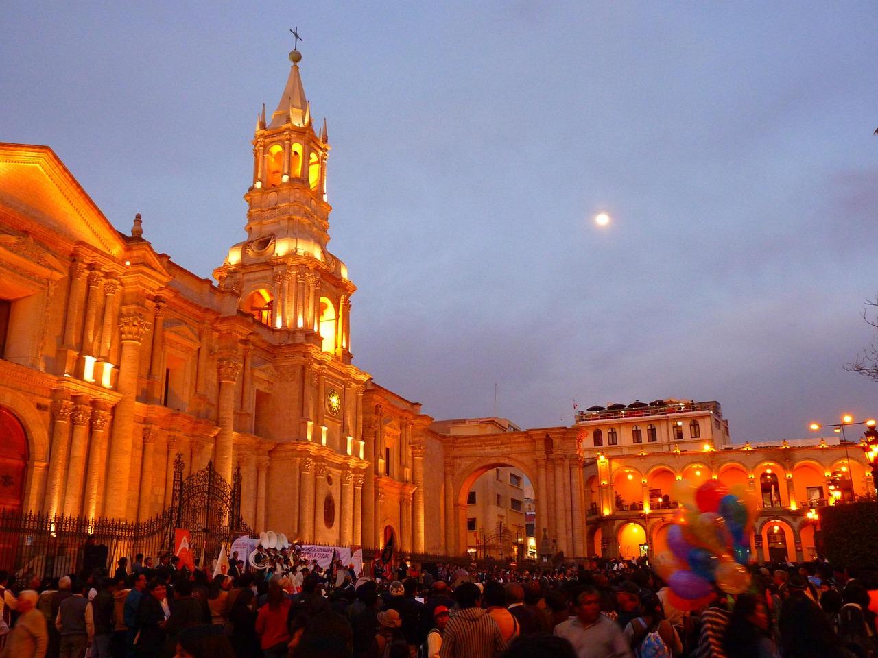 Arequipa, wulkan Misti w tle