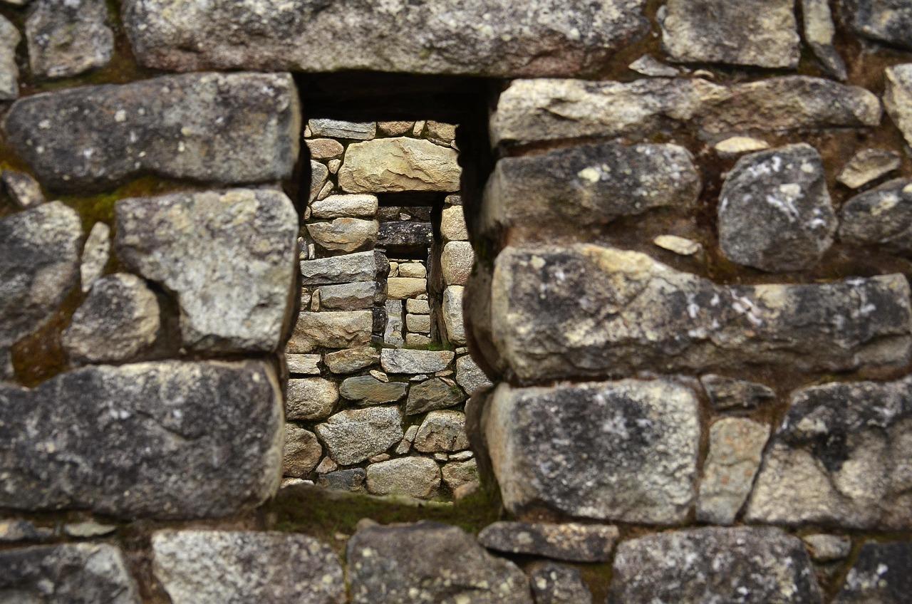 Ruiny Machu Picchu z widokiem na góry