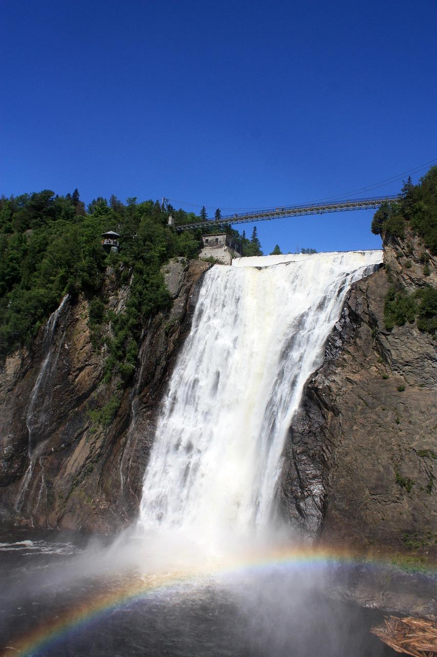 Montmorency Falls in Quebec