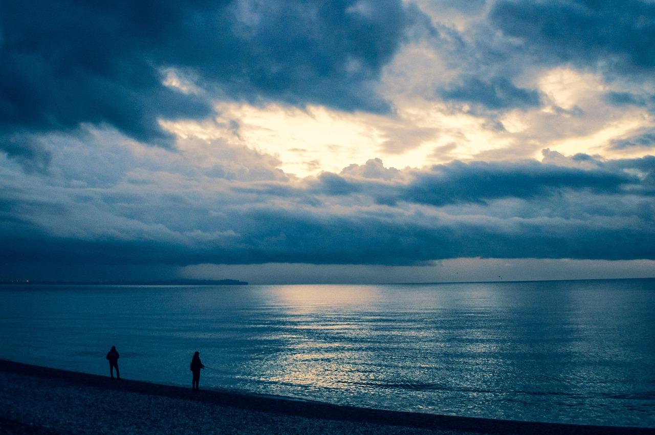 Widok na plażę Konyaalti
