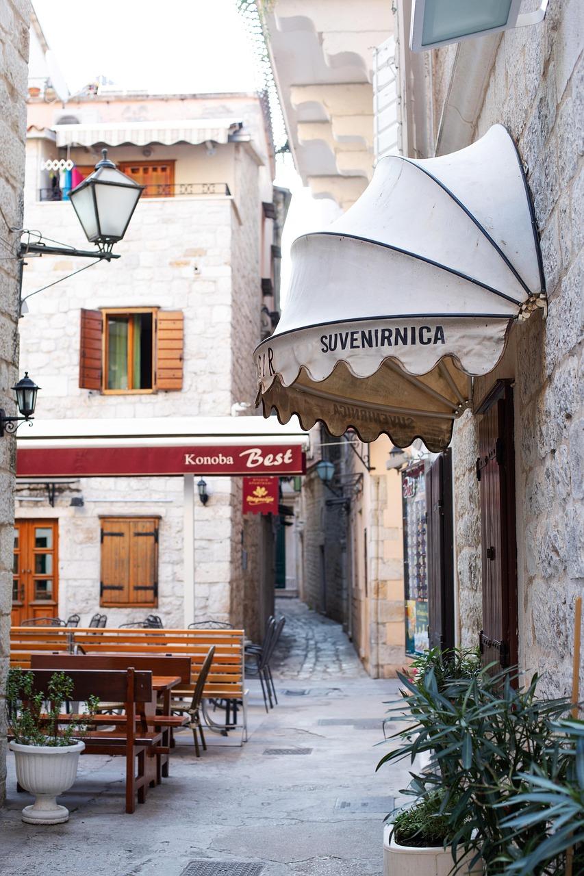Widok na Trogir z Katedrą św. Wawrzyńca