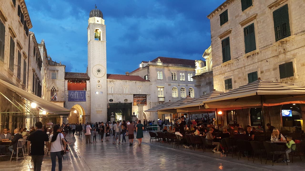Ulica Stradun w Dubrowniku