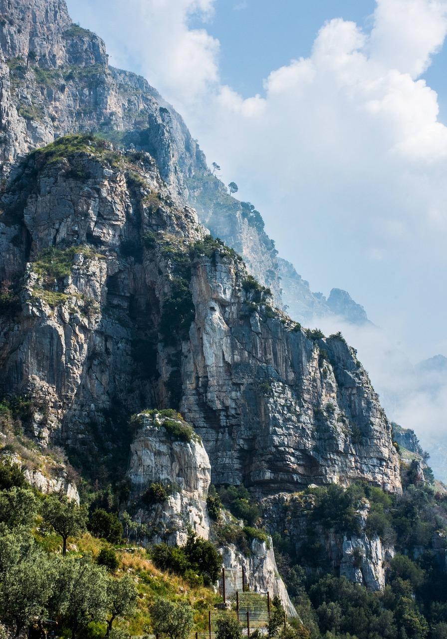Widok na Positano w regionie Amalfi