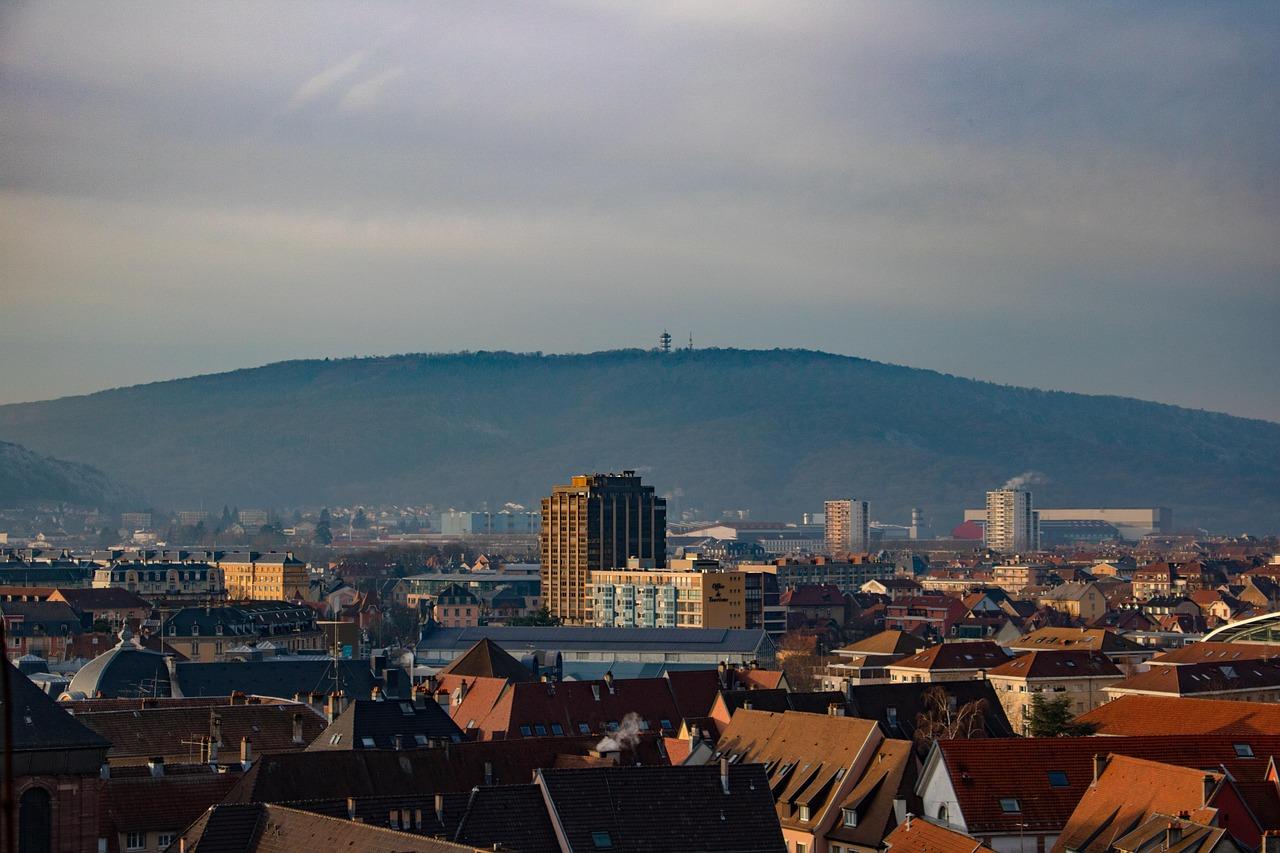 Widok z wieży Belfort na Brugie