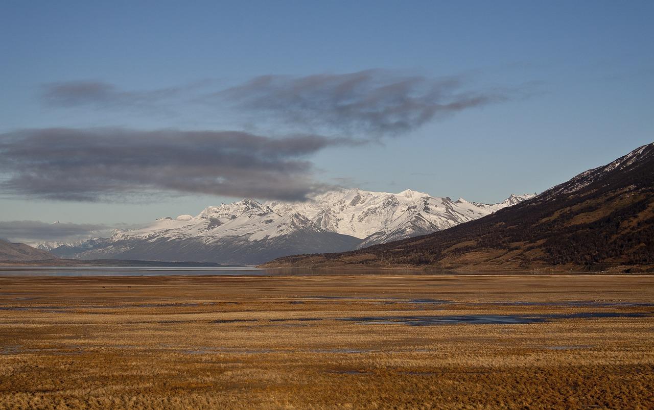 Widok z lotniska w Ushuaia