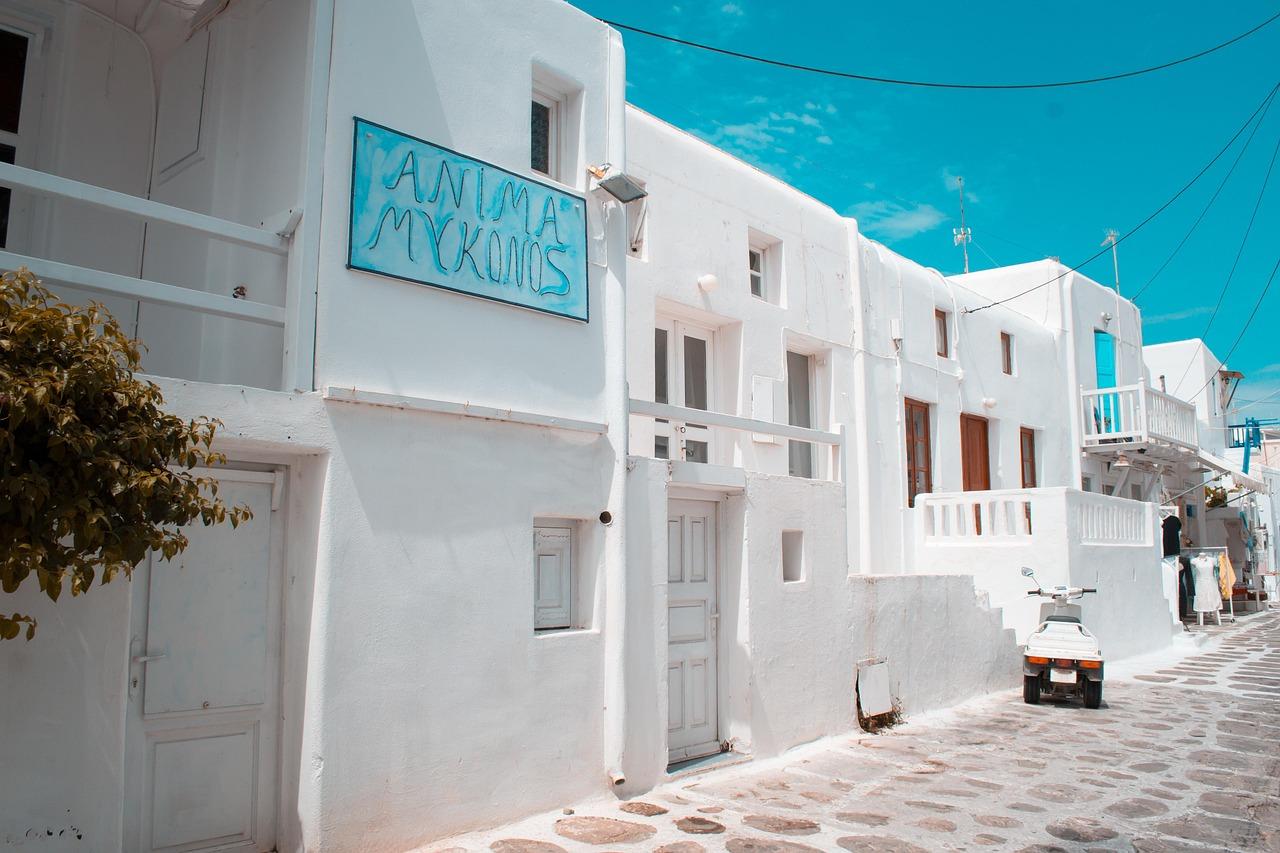 Impreza na plaży w Mykonos