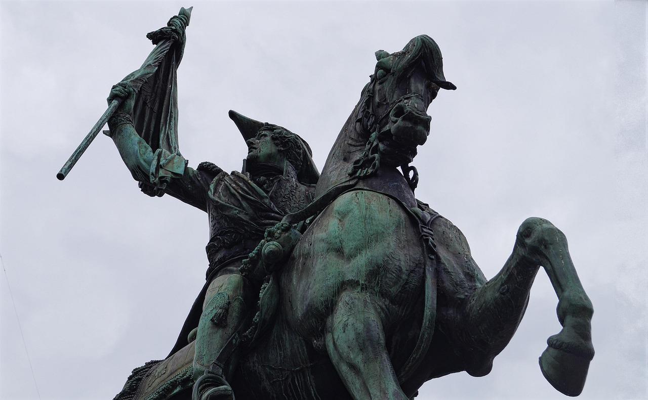 Widok na staw w Parku El General Manuel Oribe