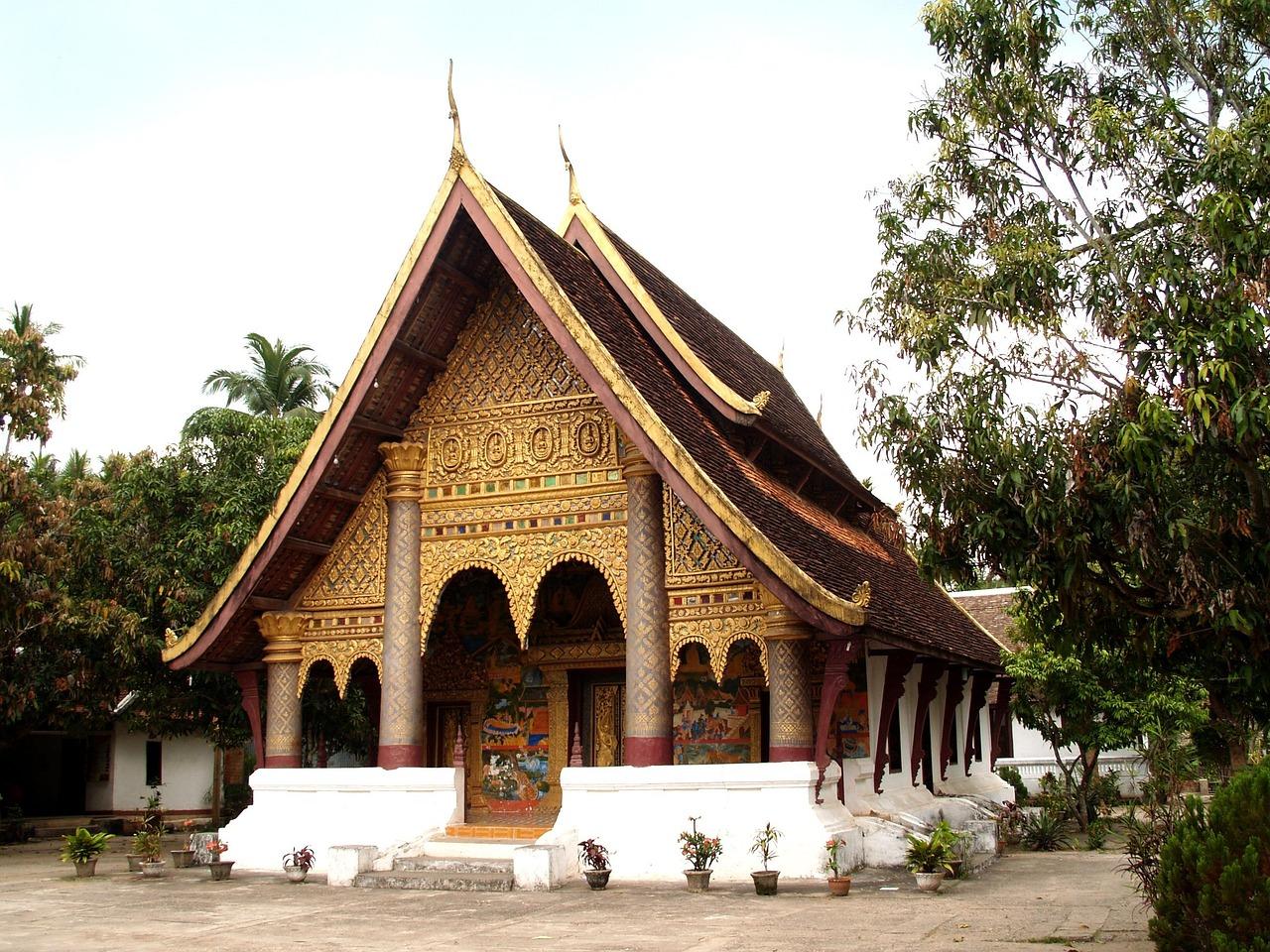 Widok na Luang Prabang z góry