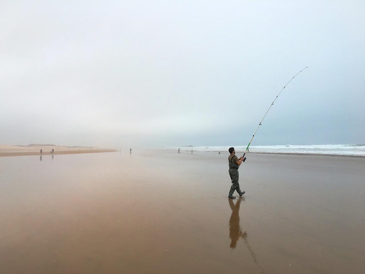 Widok na plażę w Agadirze