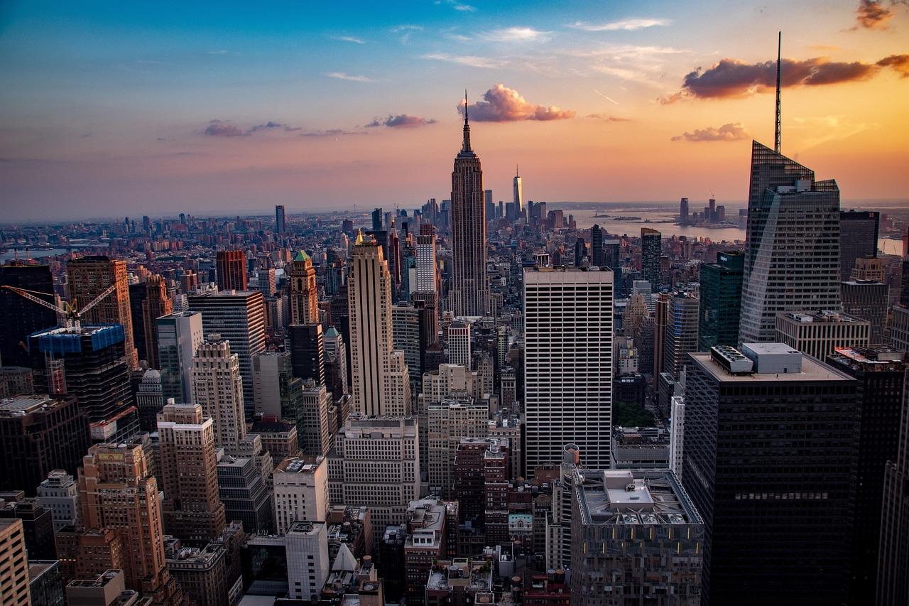 Nowy Jork z widokiem na skyline
