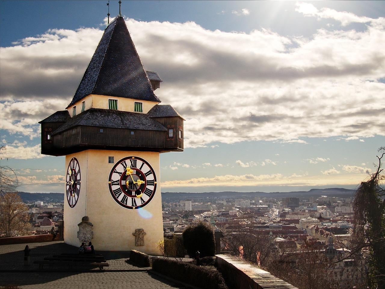Piękny widok na Graz