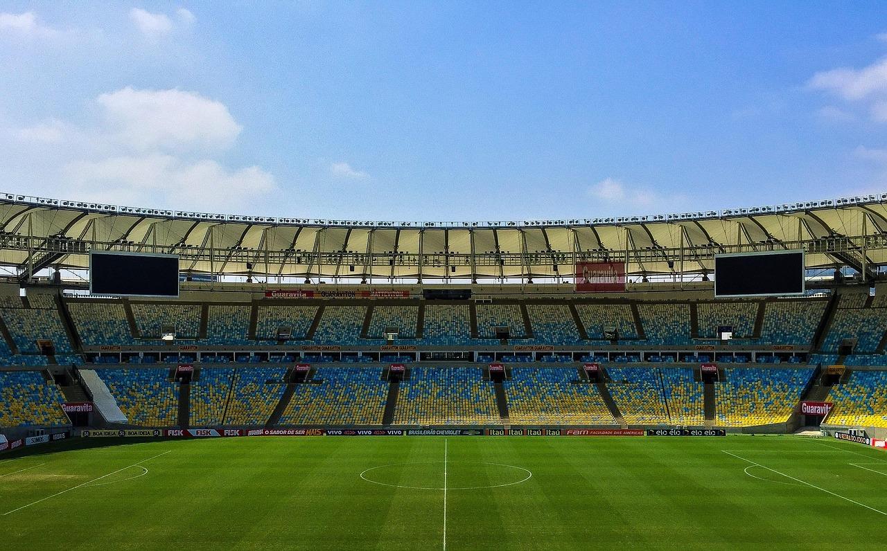 Widok na stadion Anfield podczas meczu
